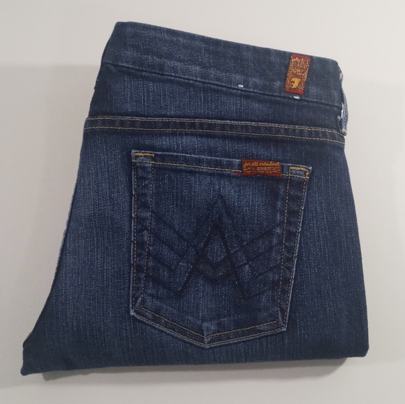 7 For All Mankind A Pocket Jeans - Picture 1 of 10